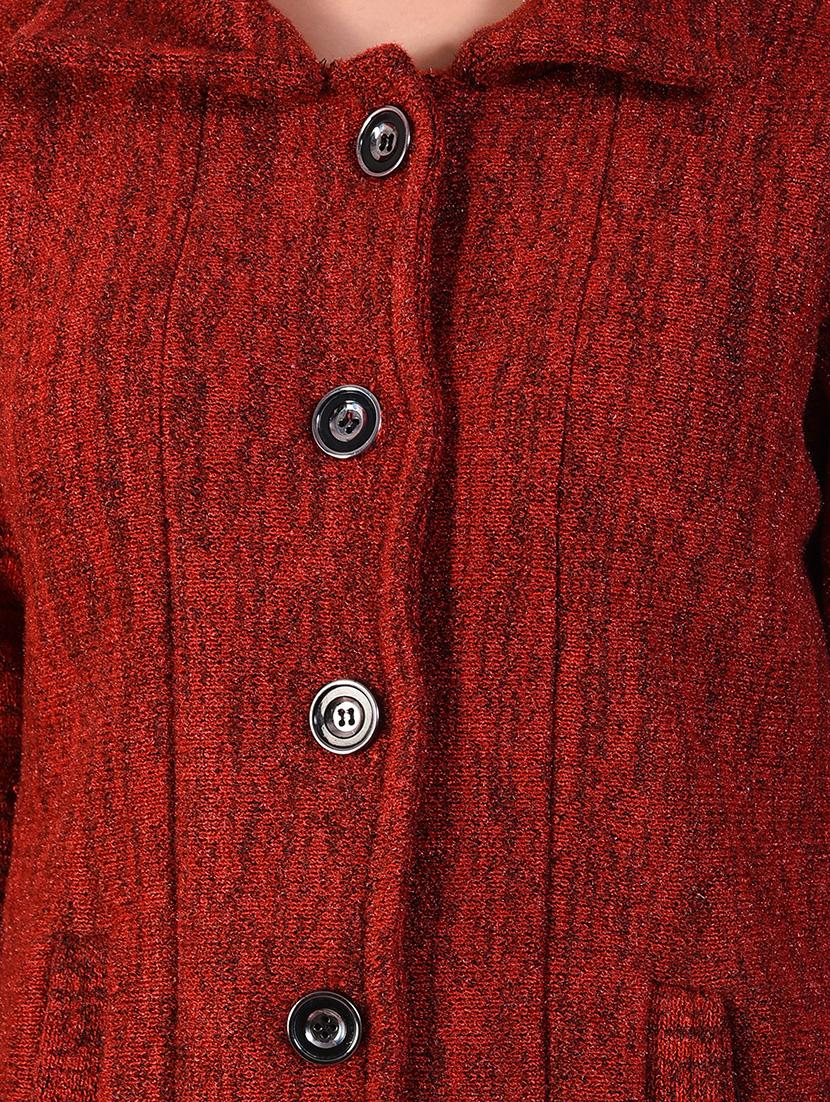 long sleeved wool cardigan - 16556923 - Zoom Image - 5