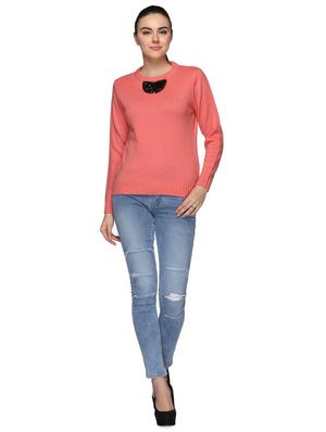bow patch long sleeved pullover - 16557080 - Standard Image - 5