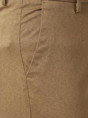 beige printed chinos - 16557624 - Standard Image - 5
