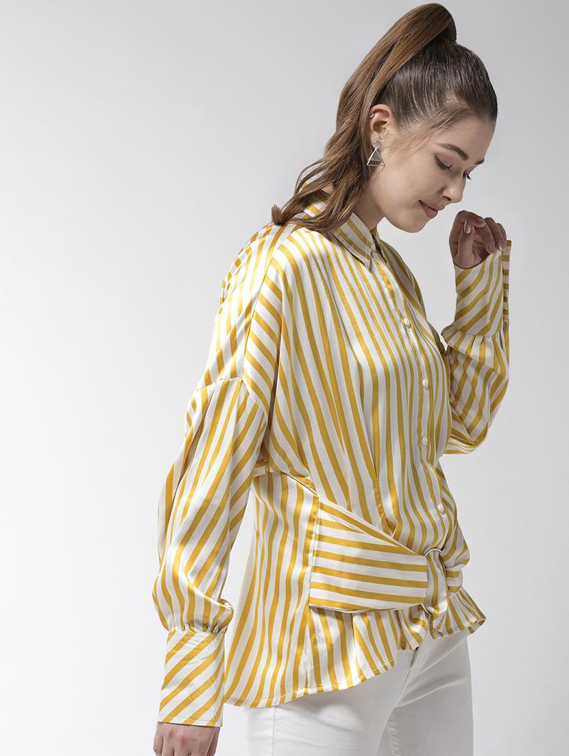 long sleeved striped top - 16558161 - Zoom Image - 2
