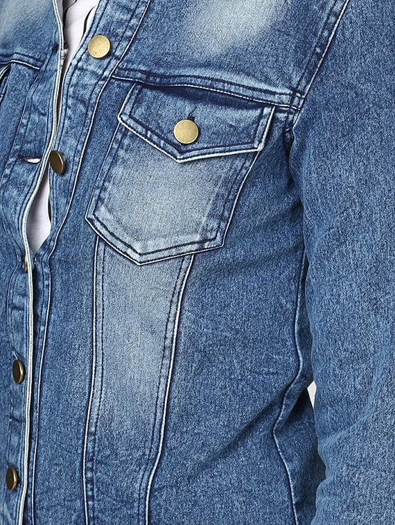 stone washed denim jacket - 16558195 - Zoom Image - 5
