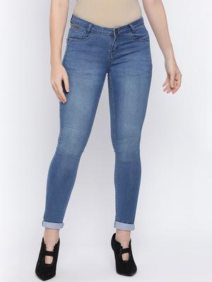 high rise stone washed jeans - 16558561 - Standard Image - 2