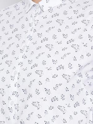 curved hem floral shirt - 16558589 - Standard Image - 5