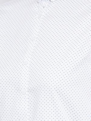 curved hem printed shirt - 16558598 - Standard Image - 5