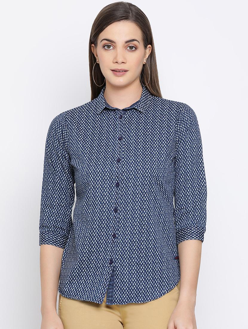 curved hem floral shirt - 16558612 - Zoom Image - 2