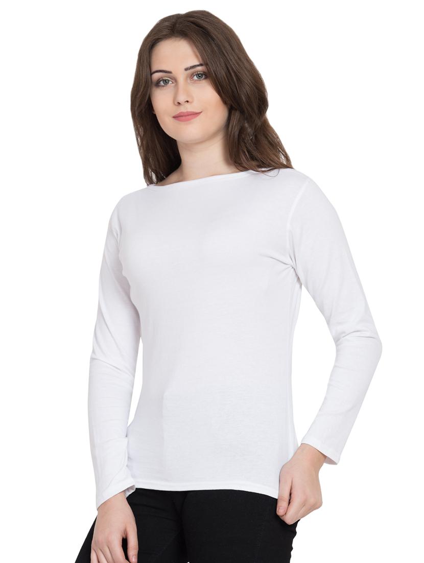 boat neck long sleeved tee - 16558680 - Zoom Image - 2