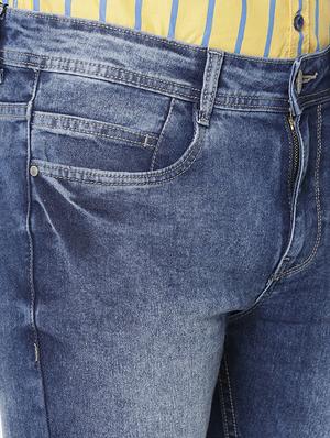 blue heavy washed denim jeans - 16559111 - Standard Image - 5