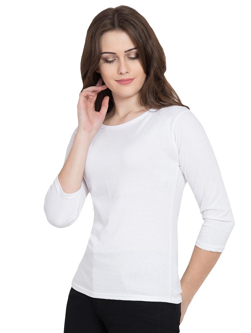round neck solid tee - 16559392 - Zoom Image - 2