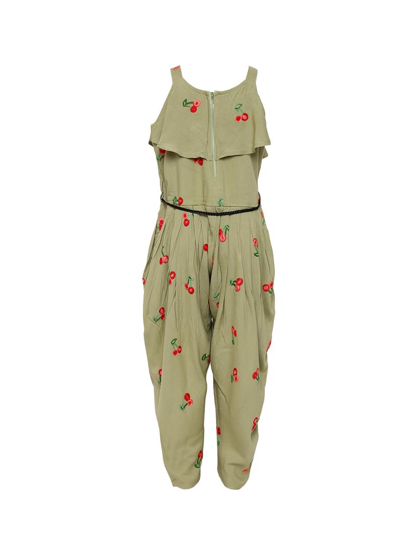 green cotton jump suit - 16559547 - Zoom Image - 2