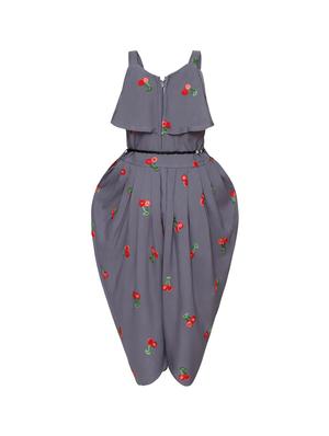 grey cotton jump suit - 16559549 - Standard Image - 2