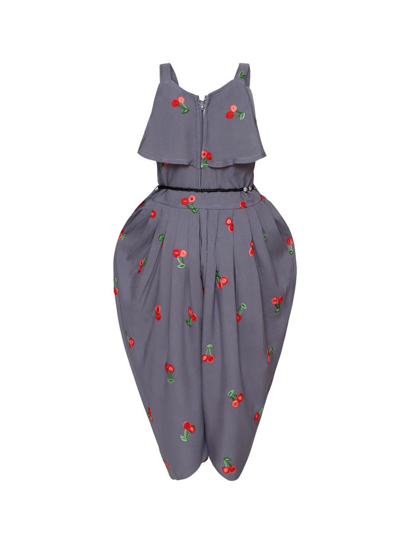 grey cotton jump suit - 16559549 - Zoom Image - 2