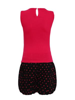 pink cotton shorts set - 16559597 - Standard Image - 2