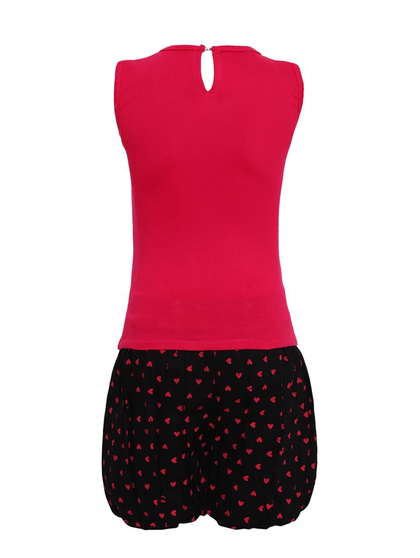 pink cotton shorts set - 16559597 - Zoom Image - 2