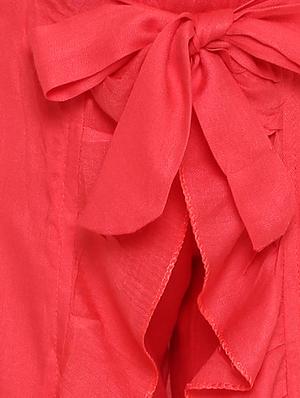 red cotton full length set - 16559603 - Standard Image - 5