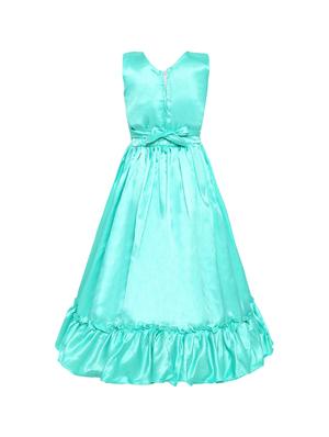 green polyster party gown - 16559605 - Standard Image - 2