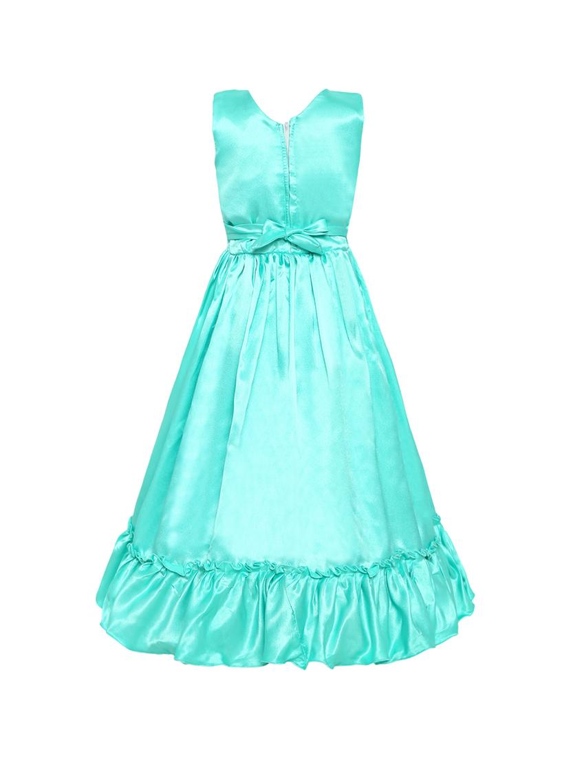 green polyster party gown - 16559605 - Zoom Image - 2
