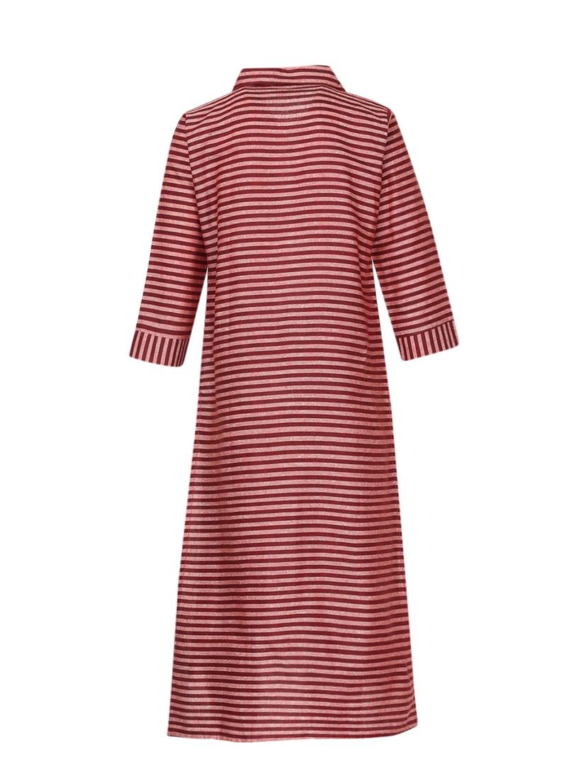 brown cotton regular kurti - 16560269 - Zoom Image - 2
