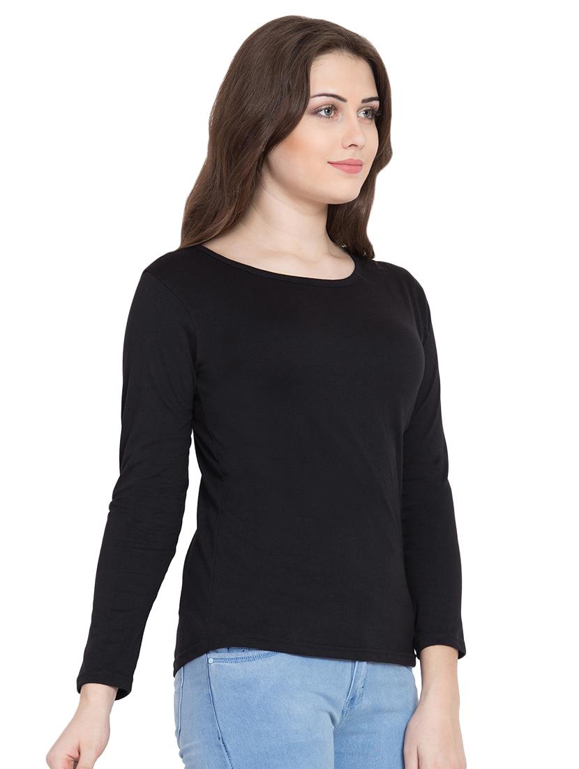 round neck long sleeved tee - 16560837 - Zoom Image - 2
