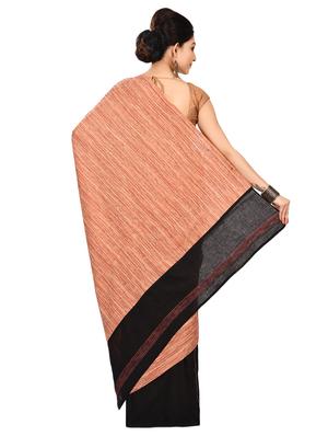 printed handloom saree with blouse - 16561496 - Standard Image - 2