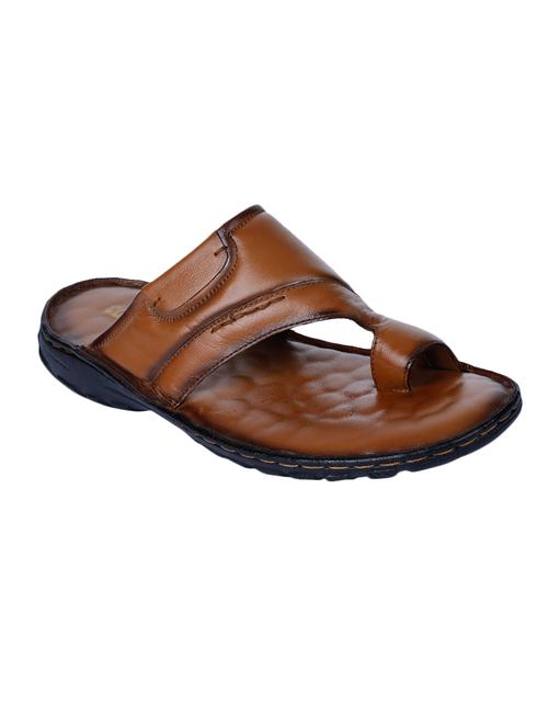 liberty tan leather slip on sandals - 16561862 - Standard Image - 1