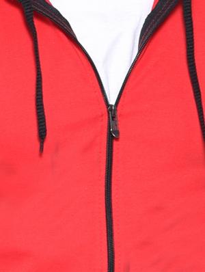 red color block t-shirt - 16562349 - Standard Image - 5