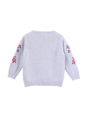 grey cotton regular sweater - 16563064 - Standard Image - 2