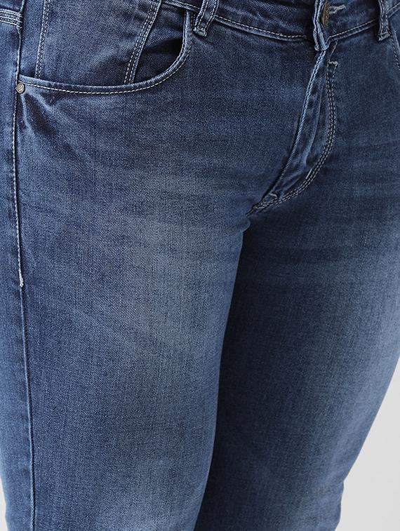 blue heavy washed denim jeans - 16563230 - Zoom Image - 5