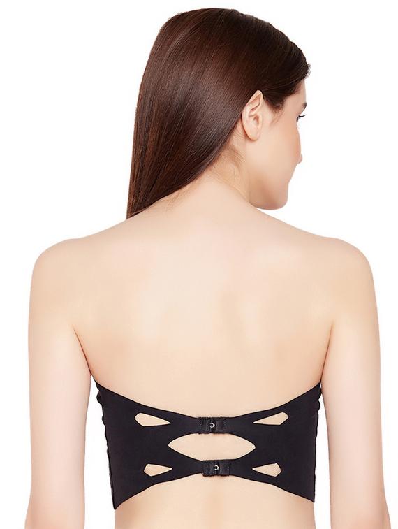 black solid tube bra - 16563420 - Zoom Image - 2