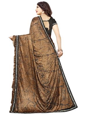 abstract fusion saree with blouse - 16564237 - Standard Image - 2