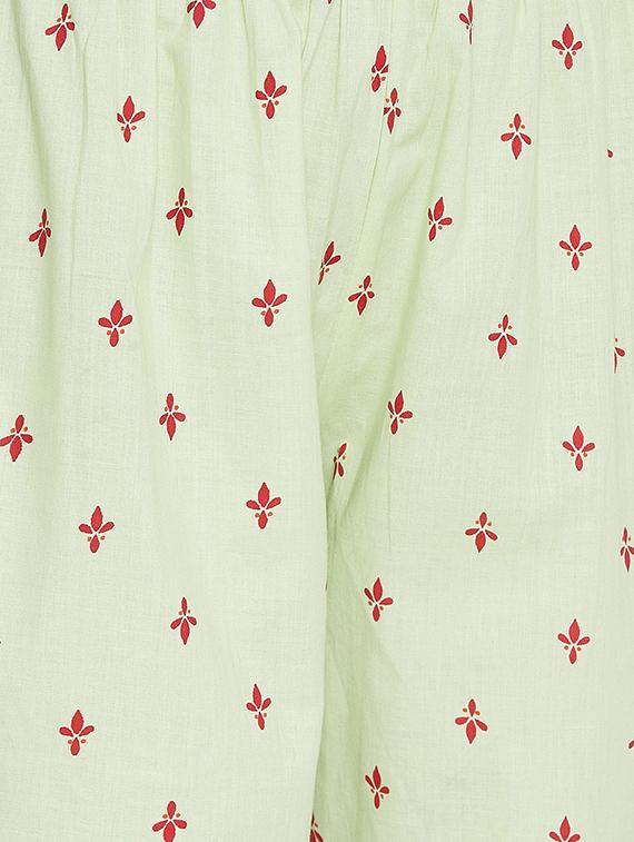 floral kurta palazzo set - 16564274 - Zoom Image - 5