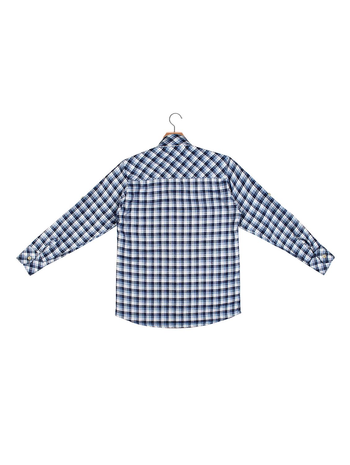 blue cotton shirt - 16564487 - Zoom Image - 2