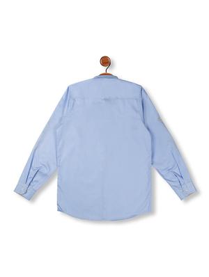 blue polyester shirt - 16564785 - Standard Image - 2
