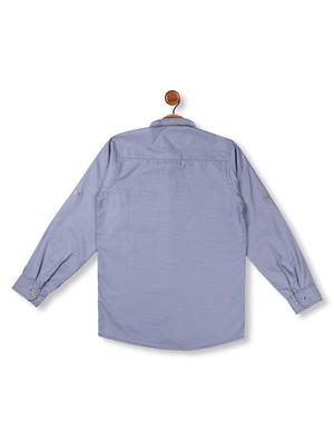 blue polyester shirt - 16564786 - Standard Image - 2