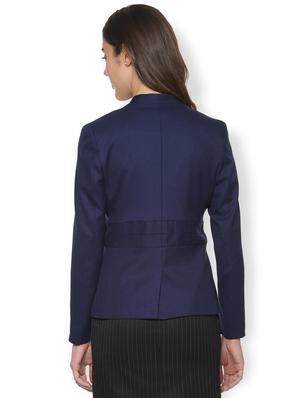 pleated long sleeved blazer - 16565043 - Standard Image - 2