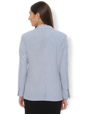 lapel neck long sleeved blazer - 16565048 - Standard Image - 2