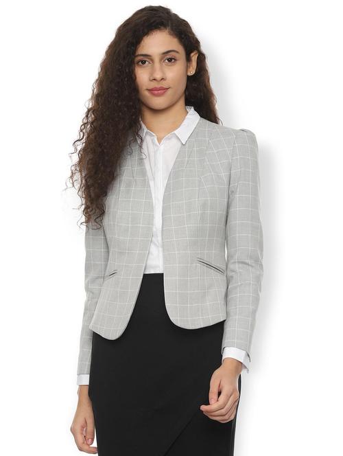 pocket detail checkered formal blazer - 16565052 - Very Small Image - 1