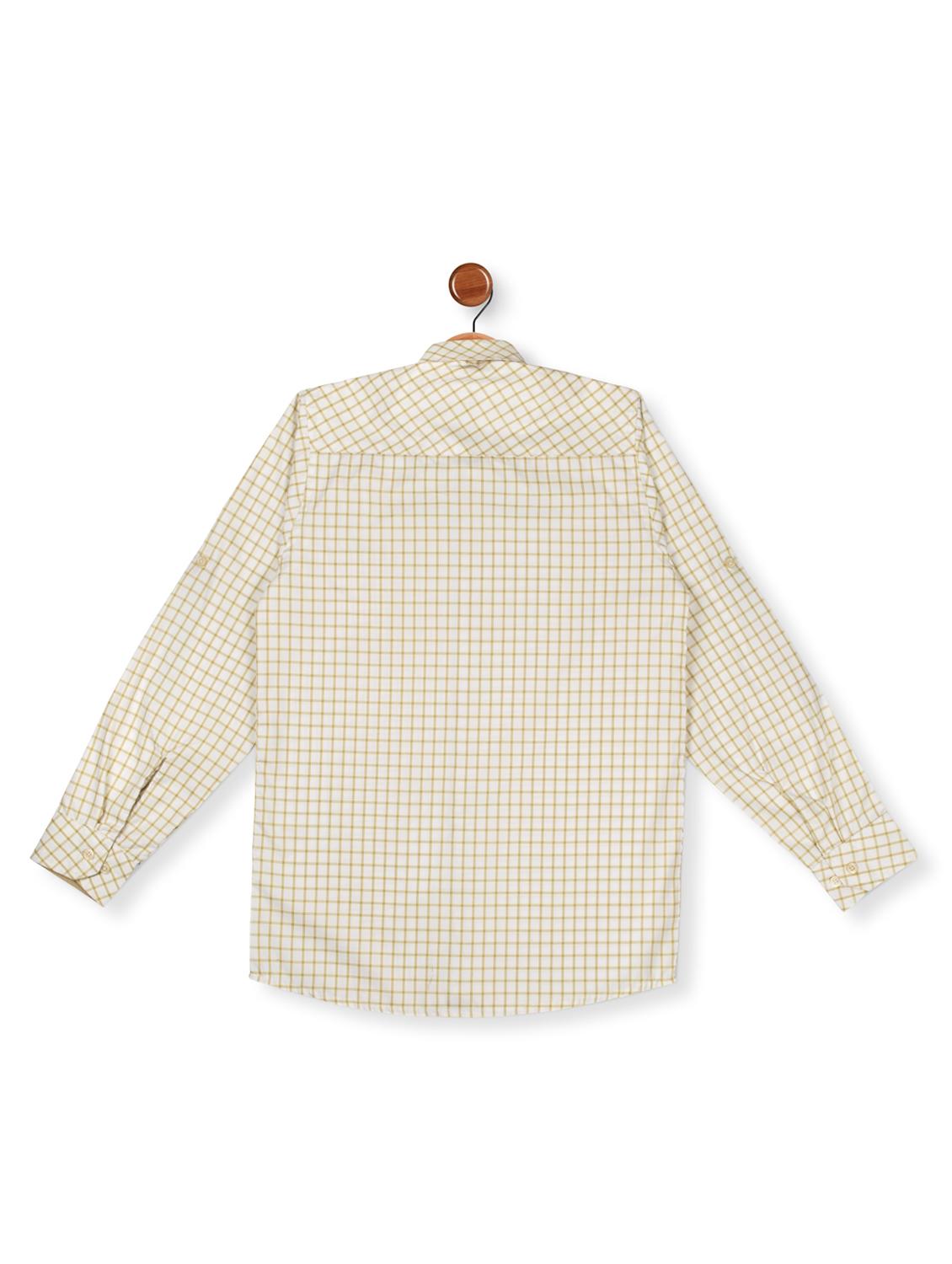 beige polyester shirt - 16565129 - Zoom Image - 2