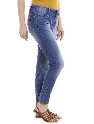 embroidered detail jeans - 16565342 - Standard Image - 2