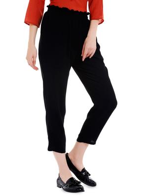 high rise solid trouser - 16565347 - Standard Image - 2