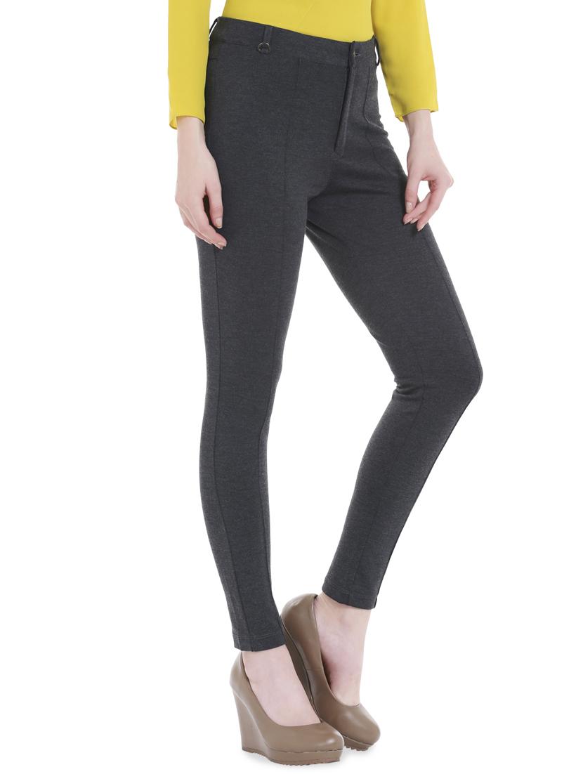 high rise solid trouser - 16565350 - Zoom Image - 2