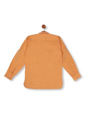 orange cotton kurta - 16565729 - Standard Image - 2