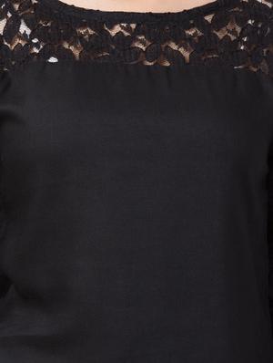 bell sleeved solid top - 16565918 - Standard Image - 5