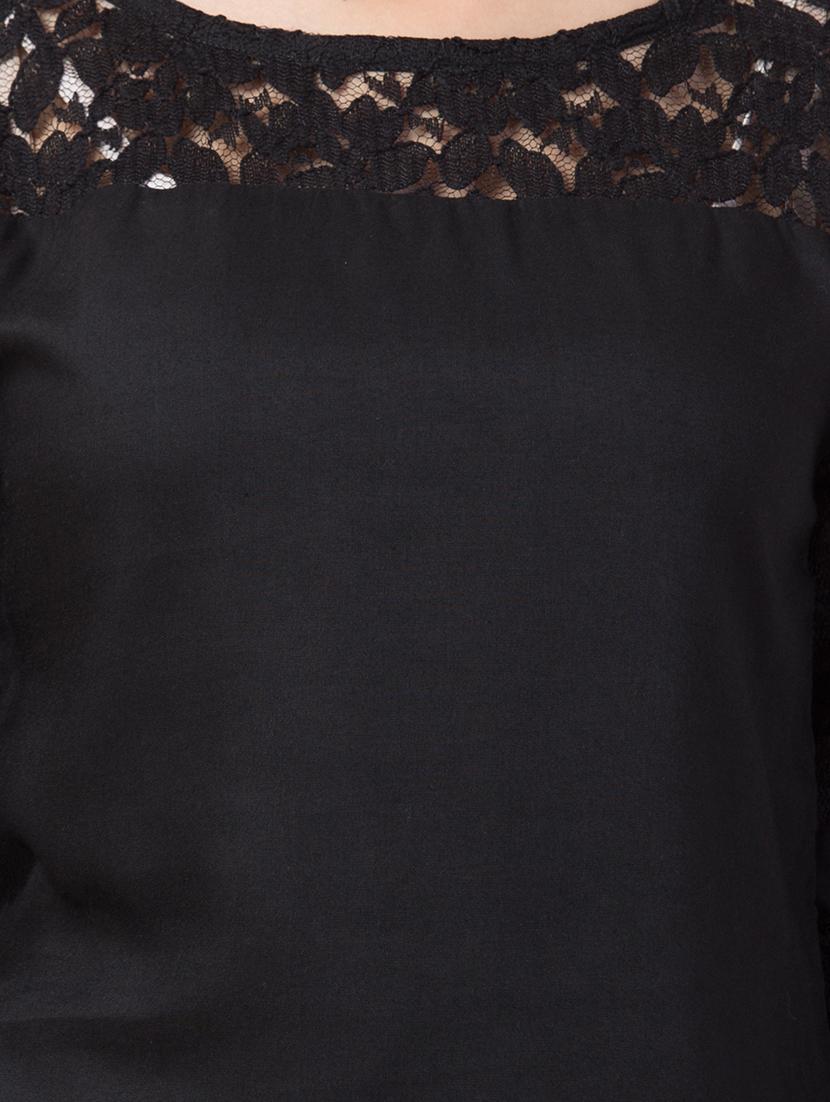 bell sleeved solid top - 16565918 - Zoom Image - 5
