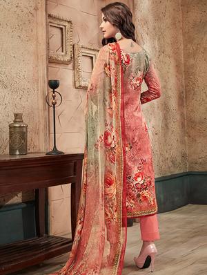 printed suits unstitched suit - 16565963 - Standard Image - 2