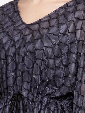 drawstring kimono sleeved top - 16566371 - Standard Image - 5