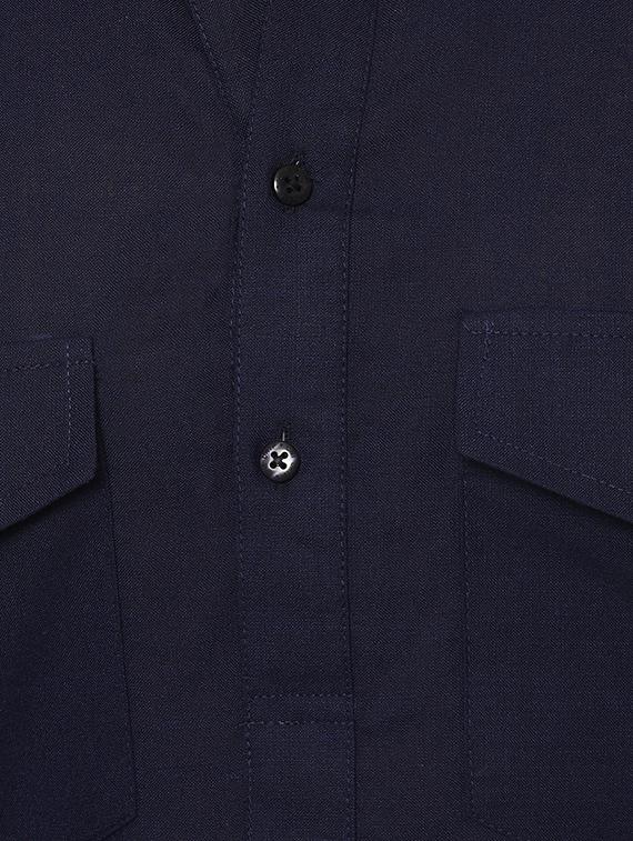 navy blue solid pathani set - 16567369 - Zoom Image - 5