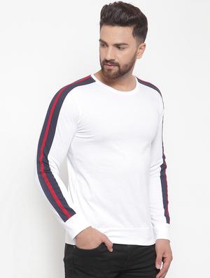white taped t-shirt - 16567834 - Standard Image - 2
