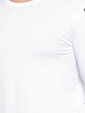 white color block t-shirt - 16567842 - Standard Image - 5