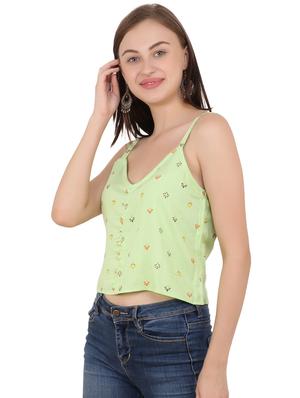 button detail cami crop top - 16568693 - Standard Image - 2
