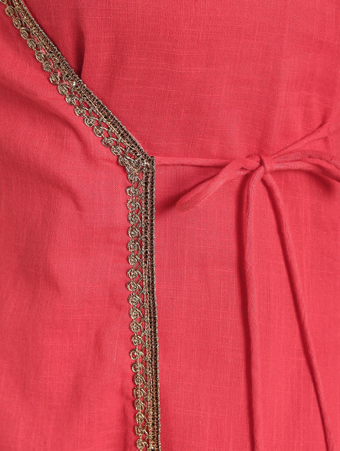 solid angrakha kurta - 16568771 - Zoom Image - 5